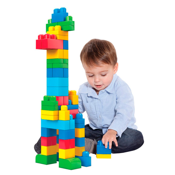 Конструктор из 60 деталей серия Mega Bloks First Builders, 2 вида  